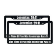 Load image into Gallery viewer, Jeremías 29:11 Dios Tiene El Plan Más Asombroso Para Ti | Christian Spanish License Plate Frame