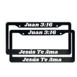 Load image into Gallery viewer, Juan 3:16 Jesús Te Ama | Christian Spanish License Plate Frame