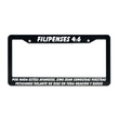 Load image into Gallery viewer, Filipenses 4:6 Christian Spanish License Plate Frame | Porta Placas Cristiano para Matriculas en Español