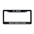 Load image into Gallery viewer, #1 Mom; Best Mom Ever Christian License Plate Frame for Mothers Day | Gift for Women Mom