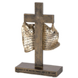 Load image into Gallery viewer, Called to Pray Bronze Cross with Flag