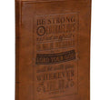 Load image into Gallery viewer, Strong & Courageous Joshua 1:9 Brown 2025 Executive Planner