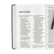 Load image into Gallery viewer, Personalized Custom Text Your Name NKJV Super Giant Print Reference Bible Black Leatherflex