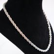 Load image into Gallery viewer, Stainless Steel Twist Chain Rope Necklace
