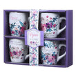 Load image into Gallery viewer, Rejoice Collection Four Piece Ceramic Coffee Mug Set