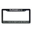Load image into Gallery viewer, Filipenses 4:13 Spanish License Plate Frame
