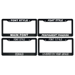 Load image into Gallery viewer, Custom License Plate Frame for Car