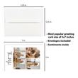 Load image into Gallery viewer, Personalized 5’X7’ Thank You Card Custom Your Photo Image Upload Your Text with 3 Images