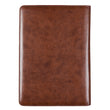 Load image into Gallery viewer, Personalized Portfolio Faithful Servant Legal Size Zippered Portfolio 2 Chronicles 15:7 Blue/Brown
