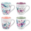 Load image into Gallery viewer, Rejoice Collection Four Piece Ceramic Coffee Mug Set