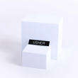 Load image into Gallery viewer, Usher Black Plastic Badge Pin