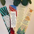 Load and play video in Gallery viewer, Spanish Inspirational Encouraging 8X2inch Bookmark with Poem (This Too Shall Pass) Packs | Marcador en Español con el Poema Esto también pasará