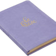 Load image into Gallery viewer, Personalized Custom Text Your Name Be Brave Handy-Sized Faux Leather Journal Lavender