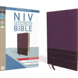 Load image into Gallery viewer, Personalized NIV Thinline Bible Large Print Leathersoft Purple/Plum New International Version
