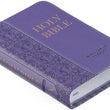 Load image into Gallery viewer, Personalized KJV Pocket Bible Purple Faux Leather