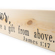 Load image into Gallery viewer, James 1:17 Pastor You Are A Gift From Above Wood Decor