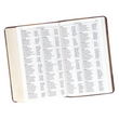 Load image into Gallery viewer, Personalized KJV Holy Bible Giant Print Dark Brown/Tan Faux Leather King James Version