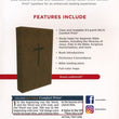 Load image into Gallery viewer, Personalized NKJV Holy Bible for Kids Leathersoft Brown Comfort Print