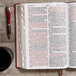 Load image into Gallery viewer, Personalized KJV Super Giant Print Reference Bible Indexed Red Letter Concordance Easy-to-Read Font
