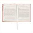 Load image into Gallery viewer, Personalized Custom Text Your Name Daily Prayers for Women Devotional Pink Floral Faux Leather