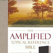 Load image into Gallery viewer, Personalized The Amplified Topical Reference Bible Bonded Leather Black