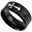 Load image into Gallery viewer, They That Wait Upon The Lord Isaiah 40:31 - Men's Black Neo Ring