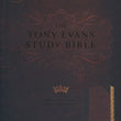 Load image into Gallery viewer, Personalized CSB Tony Evans Study Bible Indexed LeatherTouch Black/Brown Christian Standard Bible