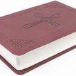 Load image into Gallery viewer, Personalized NIV Compact Bible Burgundy LeatherSoft w/Cross