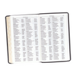 Load image into Gallery viewer, Personalized Custom Text Your Name KJV Giant Print Thumb Index Two-Tone Black Bible King James Version