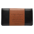 Load image into Gallery viewer, Strong & Courageous Joshua 1:9 Faux Leather Checkbook Cover