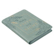 Load image into Gallery viewer, Walk By Faith 2 Corinthians 5:7 Teal Floral Faux Leather Zippered Journal