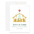 Load image into Gallery viewer, Christian Jesus Is Lord Card for Christmas