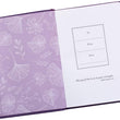 Load image into Gallery viewer, Personalized It Is Well With My Soul Handy-Sized LuxLeather Journal Purple