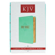 Load image into Gallery viewer, Personalized Custom Text Your Name KJV Holy Bible COMPACT Faux Leather Tiffany Blue King James Version