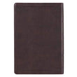 Load image into Gallery viewer, Personalized KJV Holy Bible Giant Print Full-Size Bible Dark Brown Faux Leather Bible