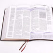 Load image into Gallery viewer, Personalized Custom Text Your Name NKJV The Study Bible for Women Mahogany Leather Touch