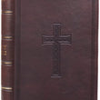 Load image into Gallery viewer, Personalized KJV SMALL COMPACT Dark Brown Faux Leather Bible King James Version