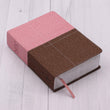 Load image into Gallery viewer, Personalized NIV Study Bible Pink/Brown Leathersoft Red Letter Thumb Indexed