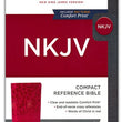 Load image into Gallery viewer, Personalized NKJV COMPACT End-of-Verse Reference Bible Leathersoft Pink