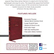 Load image into Gallery viewer, Personalized NKJV Thinline Bible Giant Print Leathersoft Brown Thumb Indexed Red Letter