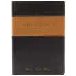 Load image into Gallery viewer, Personalized NLT Holy Bible Giant Print TuTone LeatherLike Brown/Tan