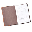 Load image into Gallery viewer, Wings Like Eagles Isaiah 40:31 Brown LuxLeather Journal