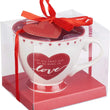 Load image into Gallery viewer, Red/White Ceramic Love Coffee Mug w/Scripture Message Gift Box – 1 Corinthians 16:14