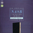 Load image into Gallery viewer, Personalized NASB Thinline Bible Giant Print Bonded Leather Black 1995 Text Comfort Print