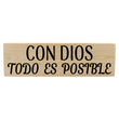 Load image into Gallery viewer, Con Dios Todo Es Posible Wood Decor