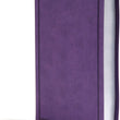 Load image into Gallery viewer, Personalized KJV Deluxe Gift Bible Purple LeatherTouch Red Letter Smythe Sewn Easy-to-Carry Double Column