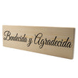 Load image into Gallery viewer, Blessed And Grateful Spanish Wood Decor