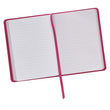 Load image into Gallery viewer, Personalized Journal Custom Text Blessed Is She Handy-Sized LuxLeather Pink