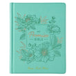 Load image into Gallery viewer, Personalized KJV My Promise Bible Teal Faux Leather Hardcover