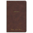 Load image into Gallery viewer, Personalized NKJV Thinline Bible Red Letter Comfort Print Holy Bible Leathersoft Brown